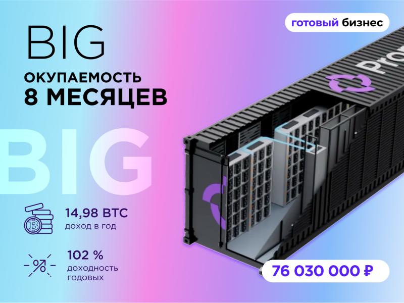 Готовый бизнес  PM Big на 264 места