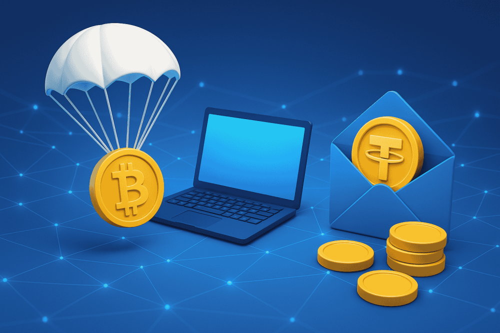 Airdrop в криптовалюте: что это и как работает