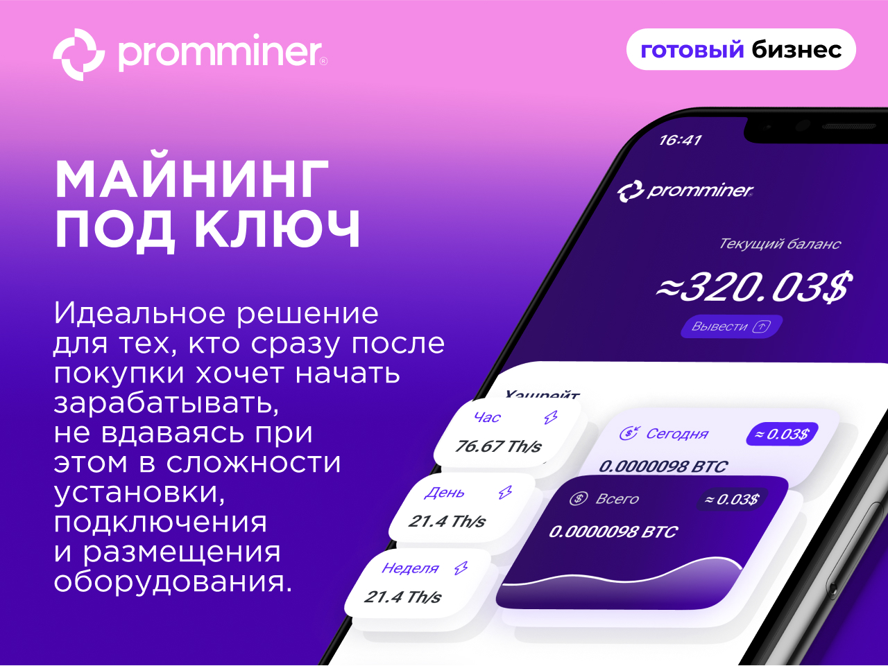 Готовый бизнес  PM Start на 36 мест